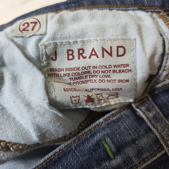 J Brand Vivid Skinny Leg Jeans Distressed Size 27 - Picture 6 of 7